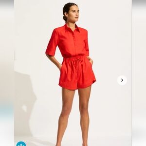 Seafolly Flame Red Playsuit (Australia)
